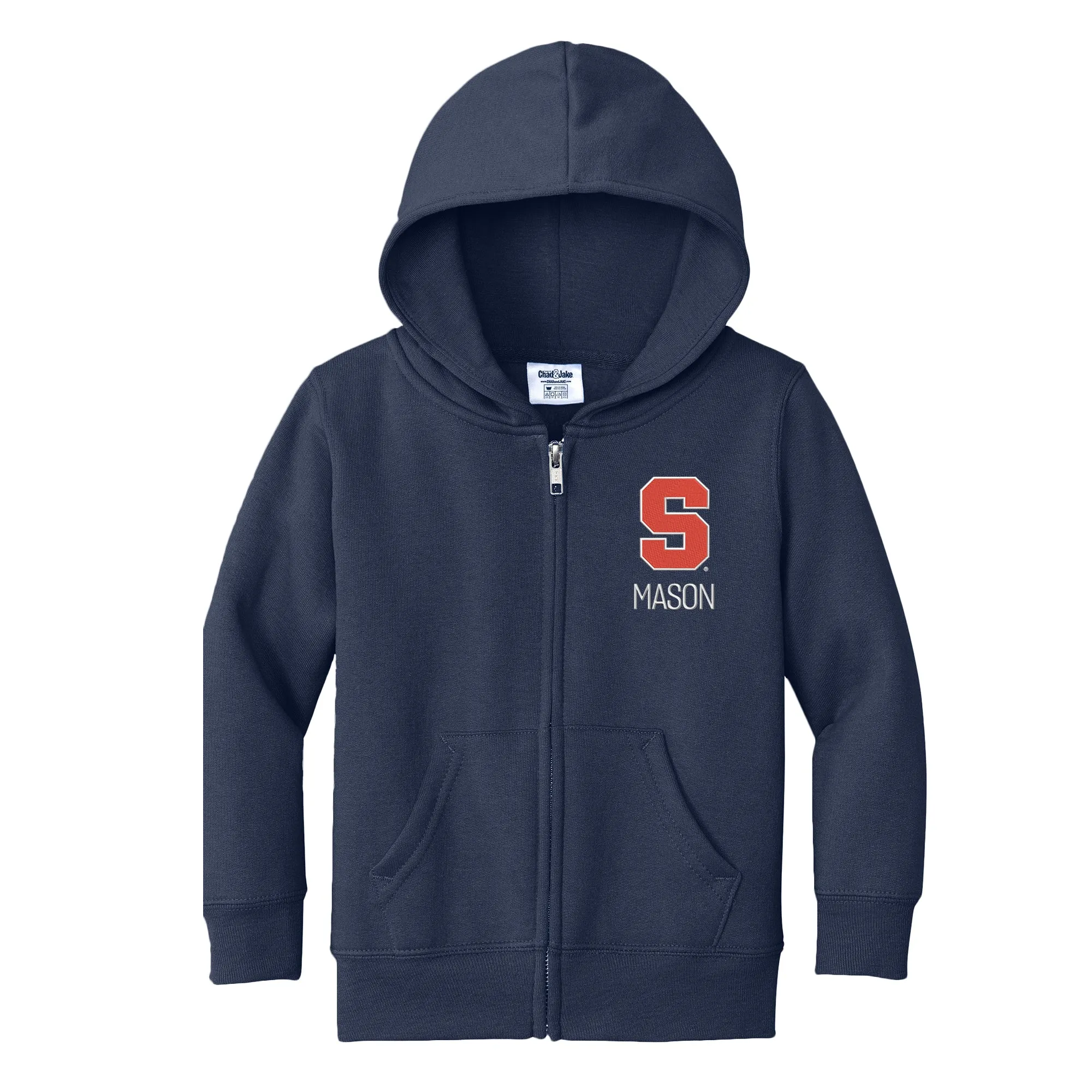 Personalized Syracuse Orange Toddler Full-Zip Sweatshirt