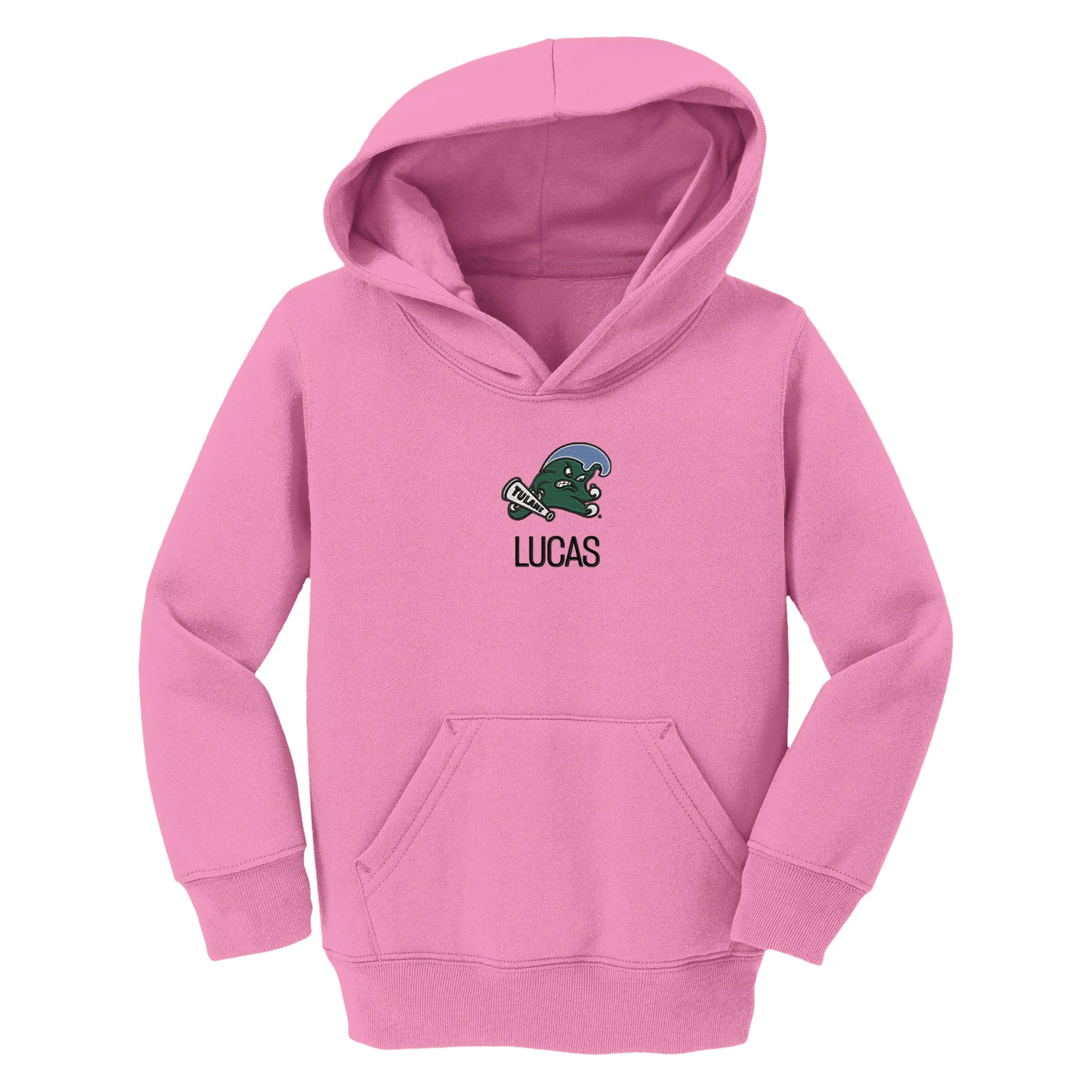 Personalized Tulane Green Wave Toddler Pullover Sweatshirt