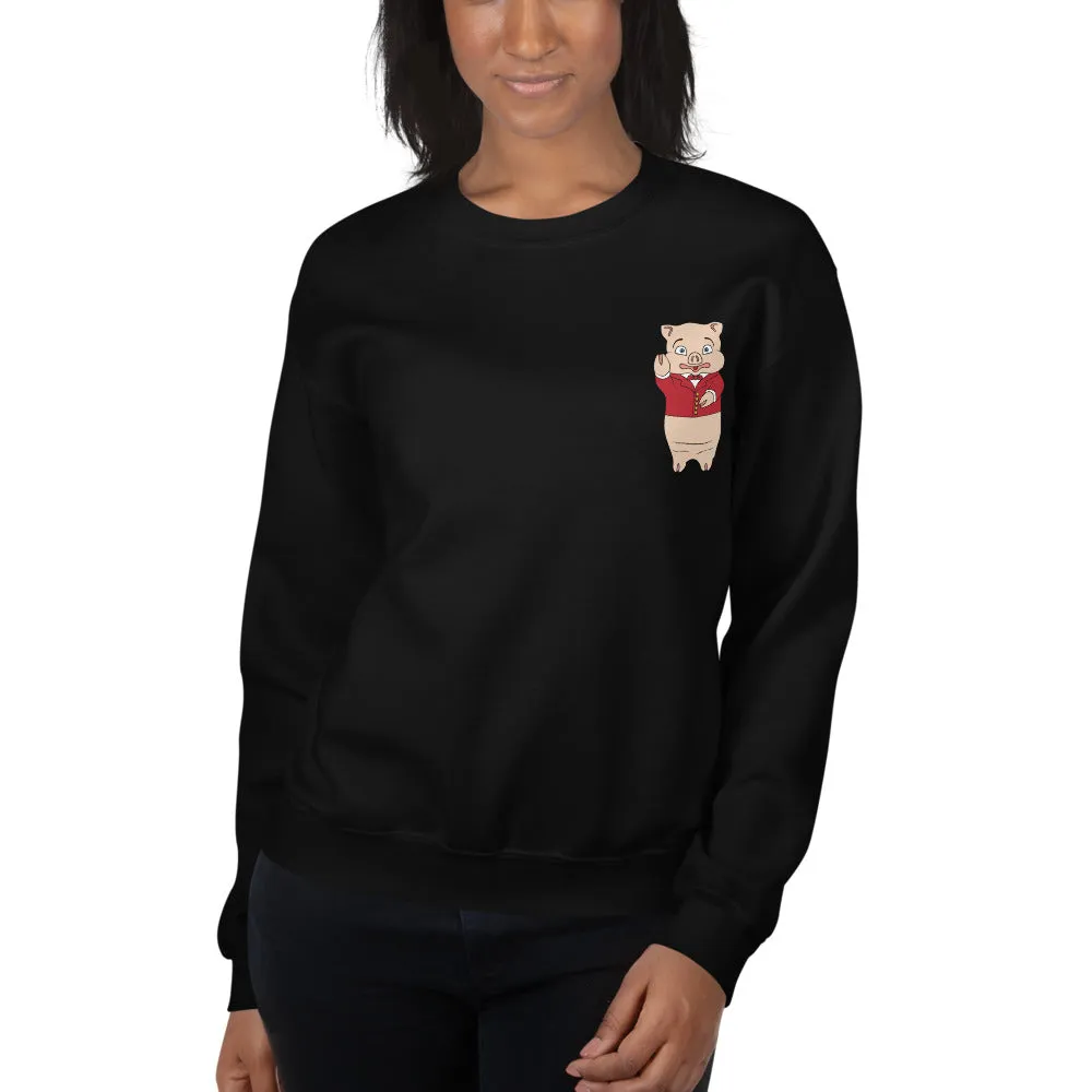 Pig   Neon Sign Sweatshirt