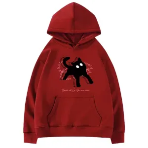 Pink Hooded Sweet Women's Sweatshirts Letter Printing O-neck Chic Pockets Pullovers Female Hoodies Fashion Streetwear