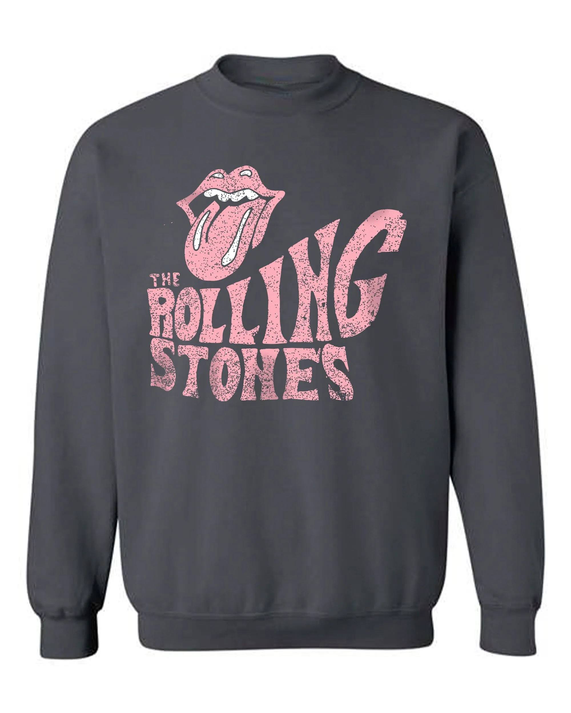 Rolling Stones Dazed Charcoal Thrifted Sweatshirt