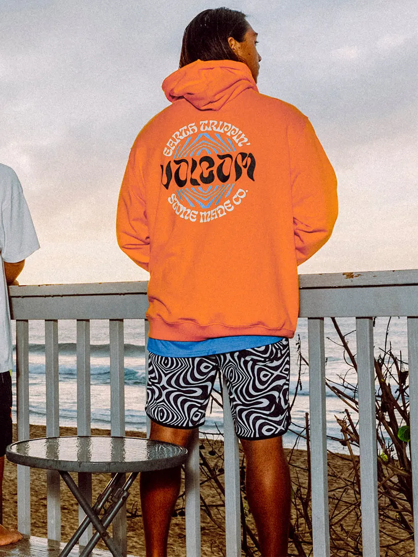 Volcom Terry Stoned Hoodie - TURBO ORANGE