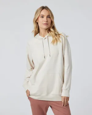 Vuori Halo Oversized Hoodie - MILKWEED HEATHER