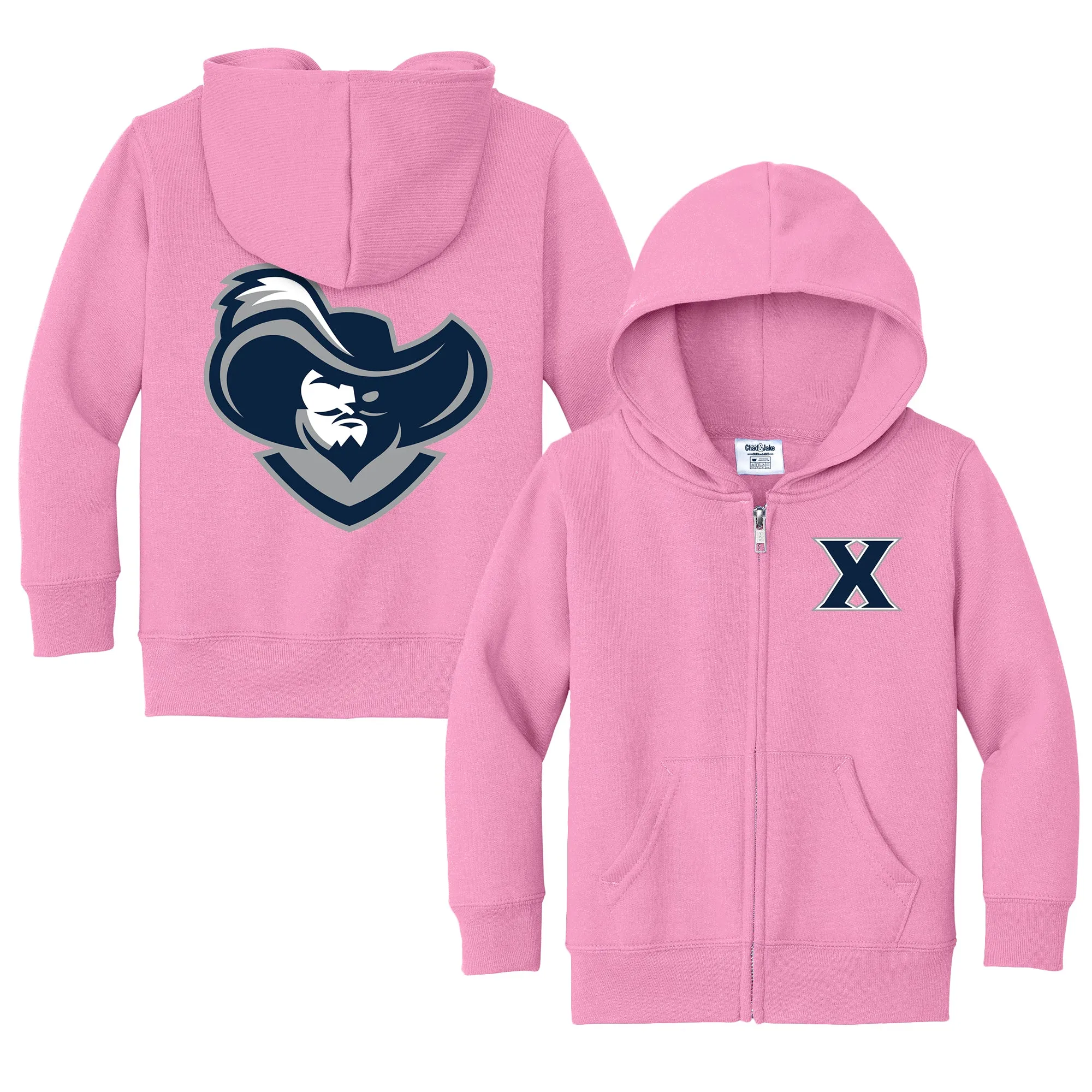 Xavier Musketeers Logo Toddler Full-Zip Sweatshirt