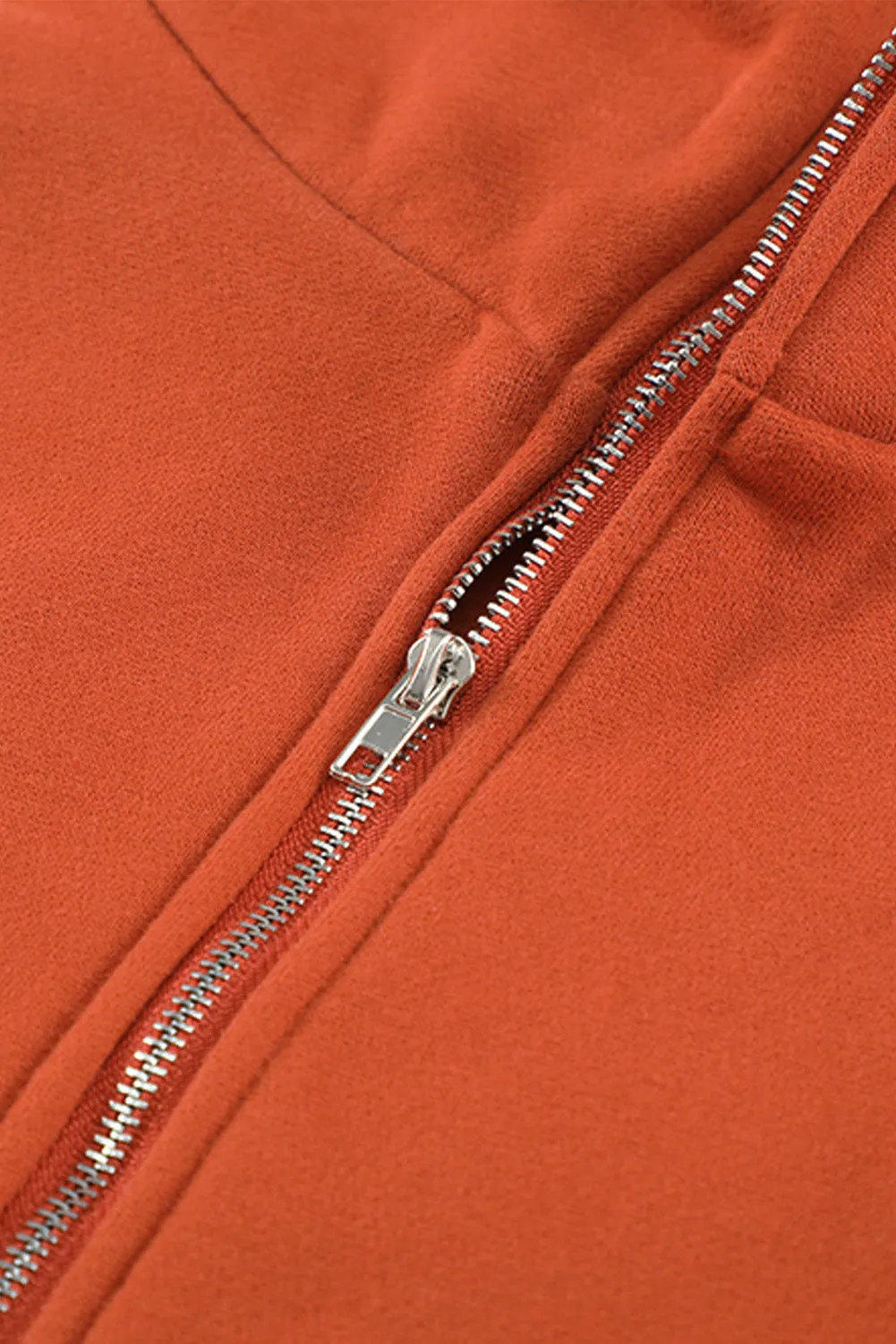 Zipped Collar Sweatshirt